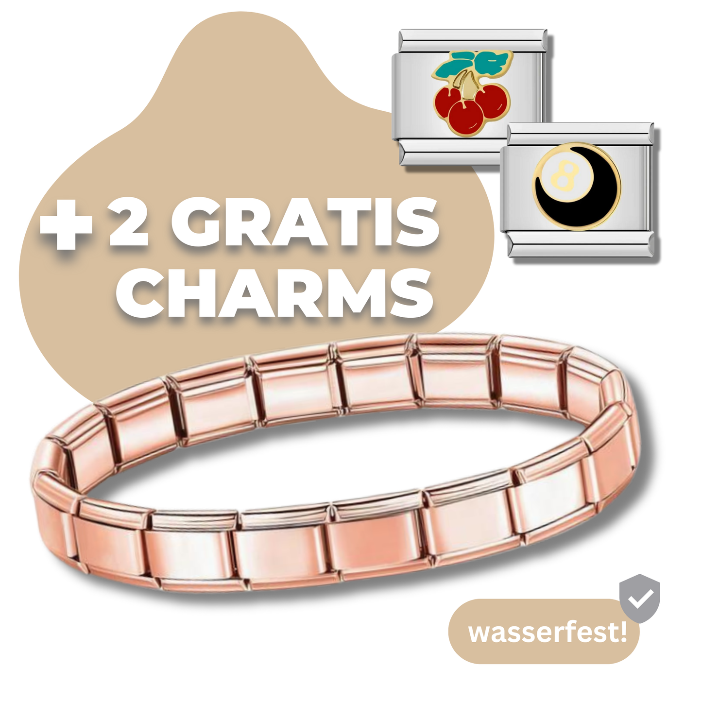 Italian Charm Bracelet incl. Free Charms