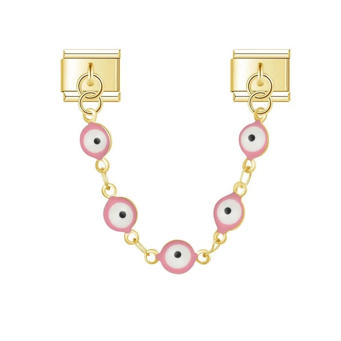 Farbige Augen Charm-Kette