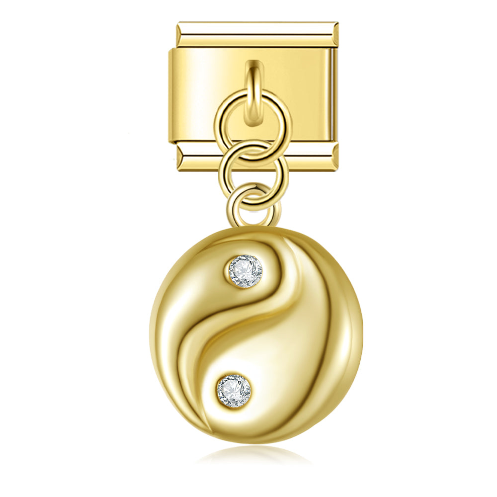 Ying & Yang Gold Anhänger