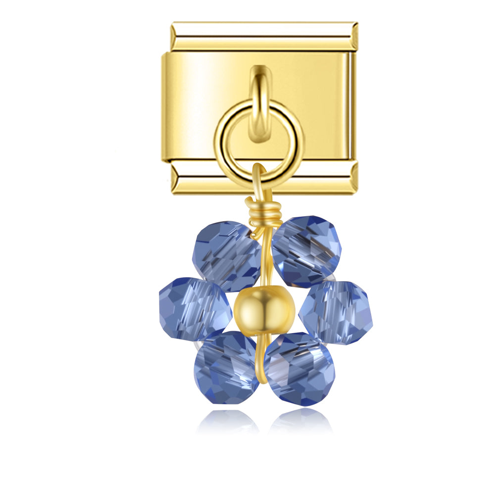 Blaue Perlen Anhänger