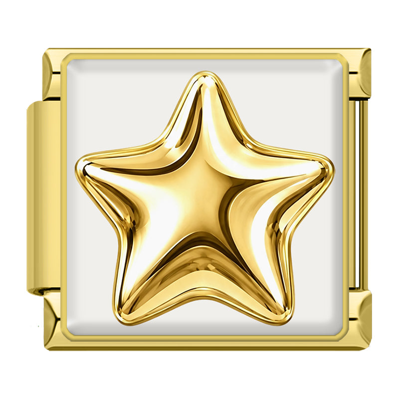Glänzender Gold-Stern