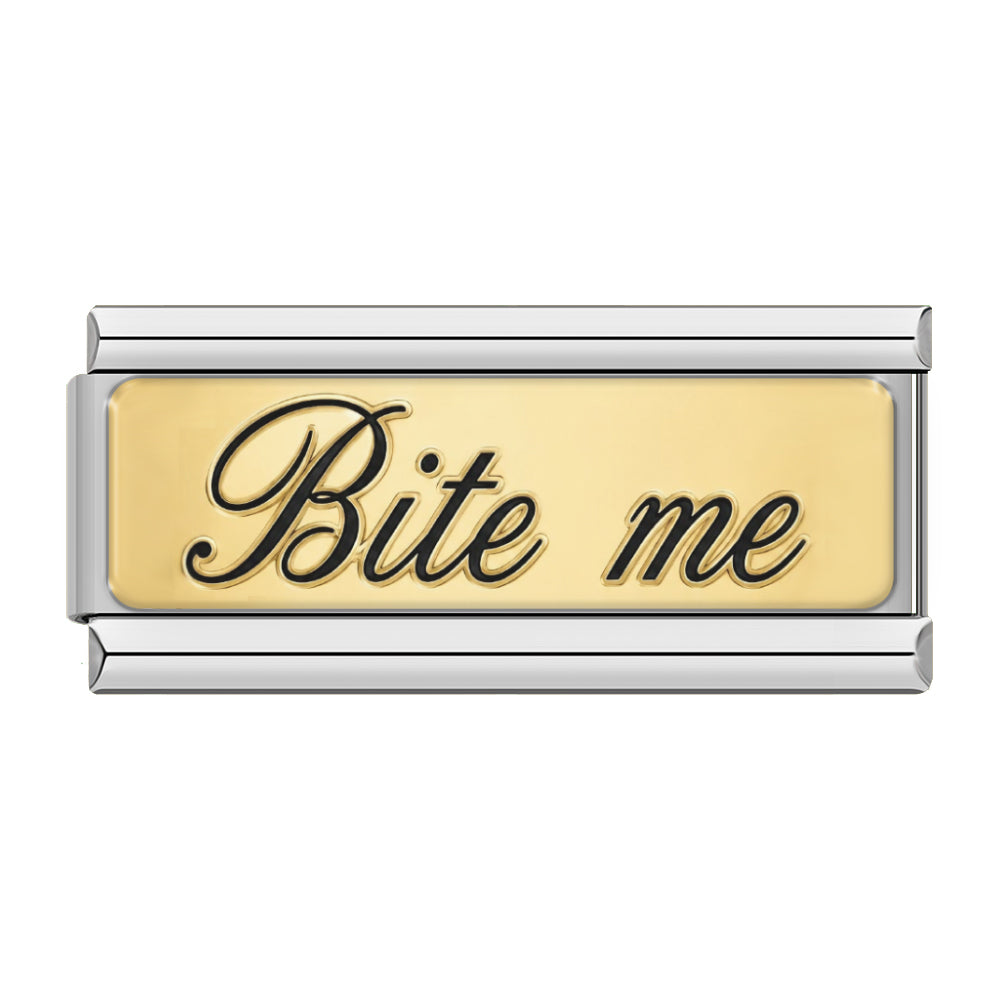 "Bite me" Doppelcharm