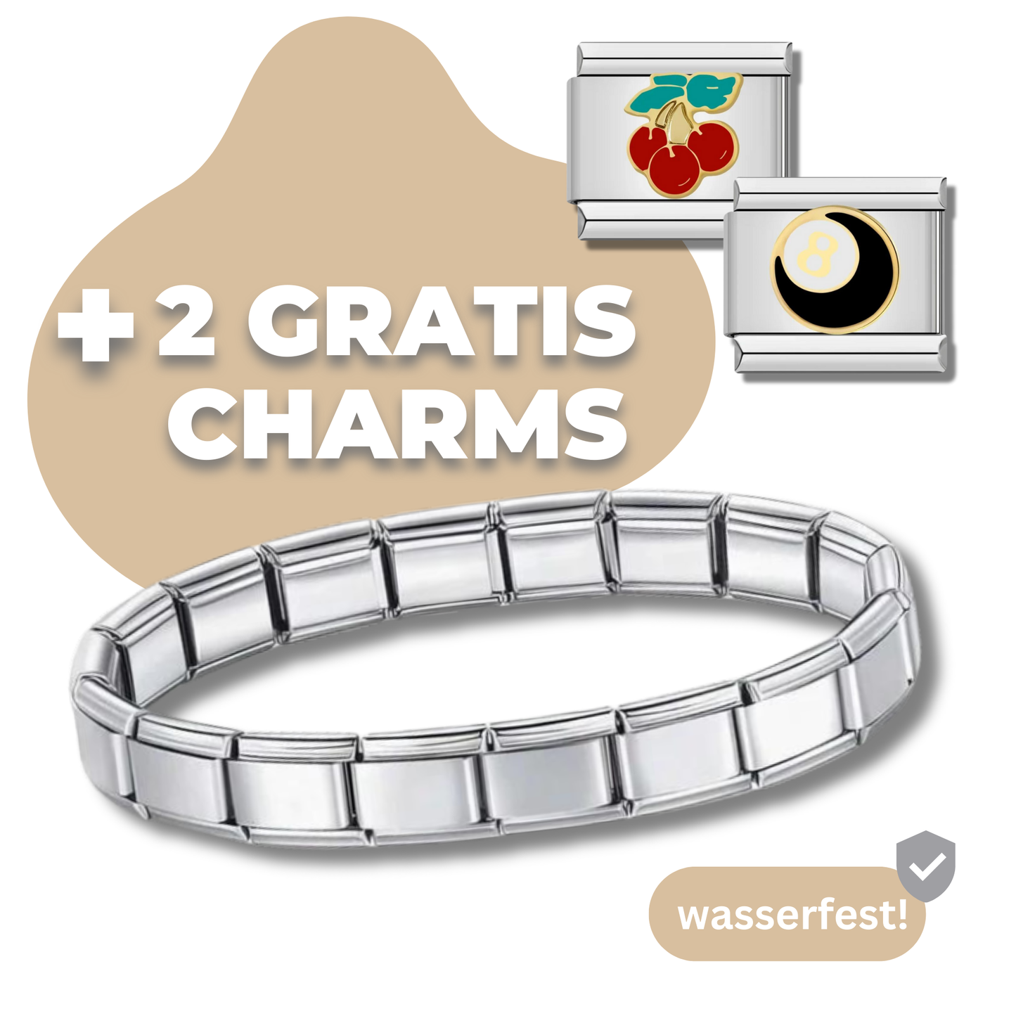 Italian Charm Bracelet incl. Free Charms