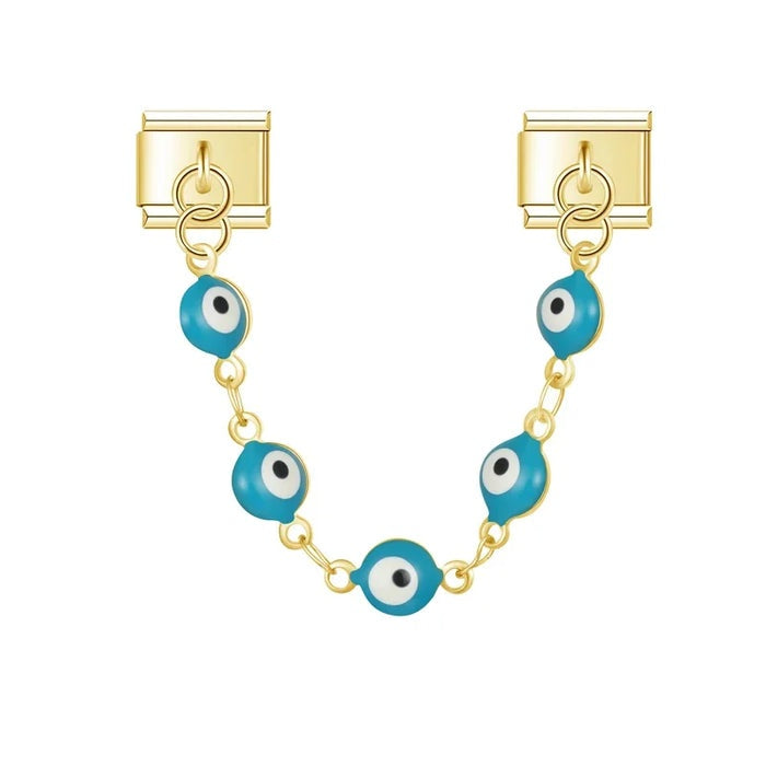 Farbige Augen Charm-Kette