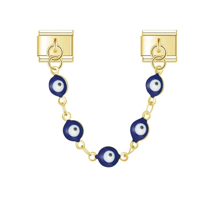 Farbige Augen Charm-Kette
