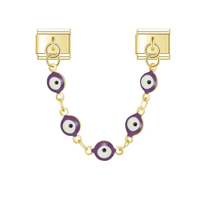Farbige Augen Charm-Kette
