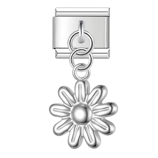 Blume Anhänger Silber
