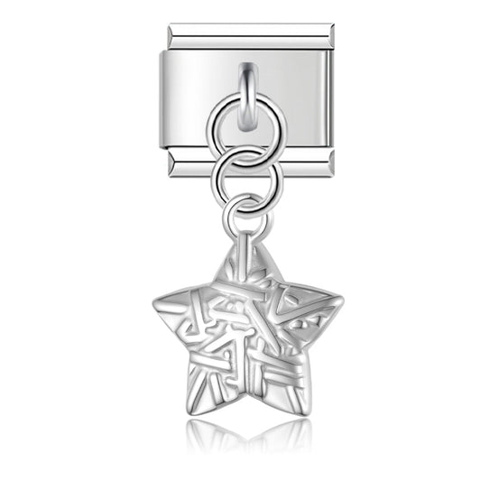 Stern Anhänger Silber