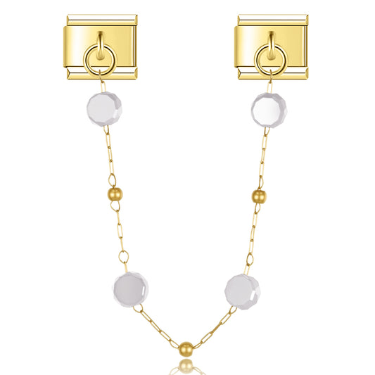 Runde Steine Charm-Kette
