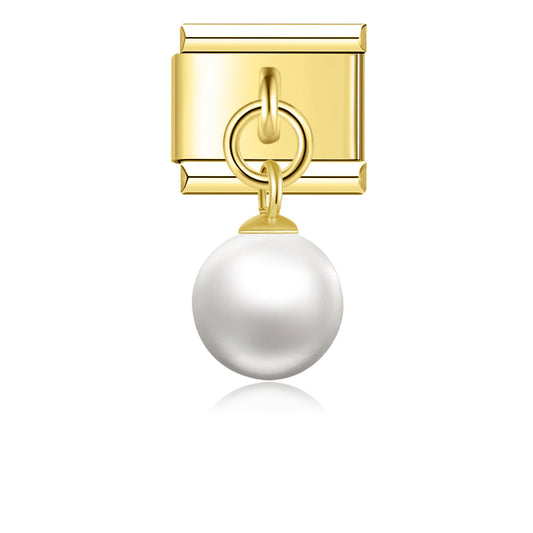 Pearl pendant gold