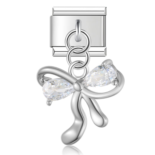 Gemstone loop pendant