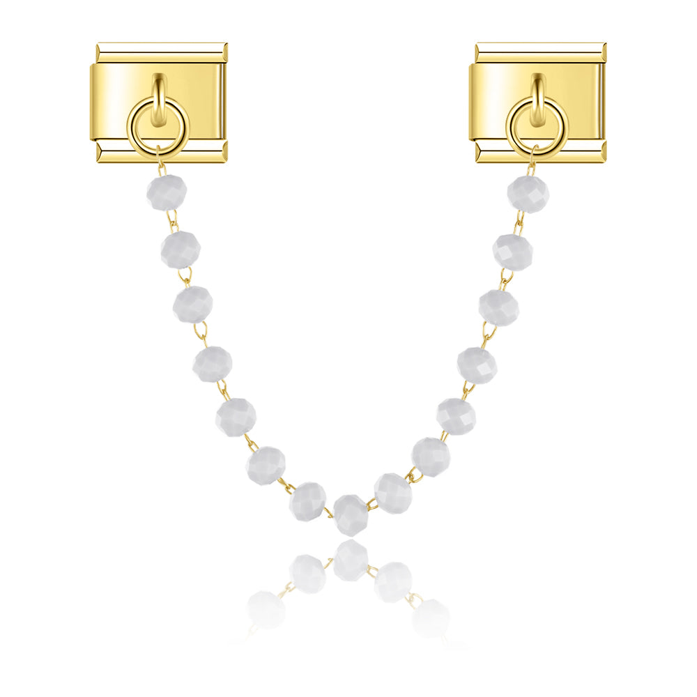 Farcierte Perlen Charm-Kette