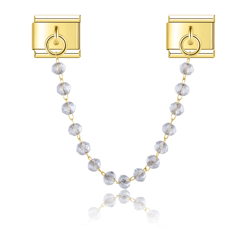 Farcierte Perlen Charm-Kette