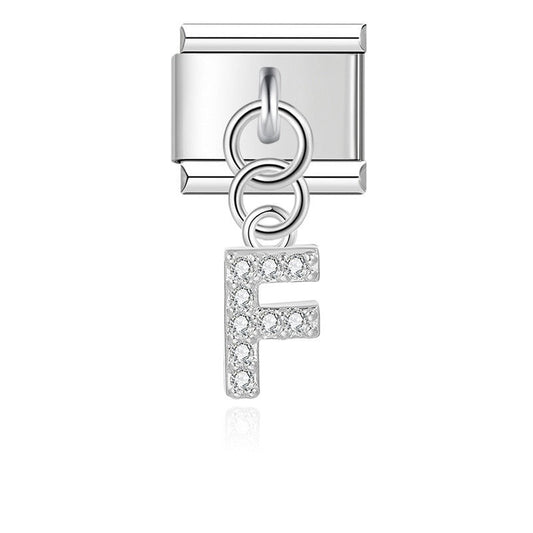 Glitzer Anhänger F