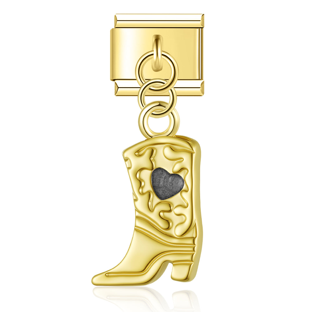 Cowboy boots pendant