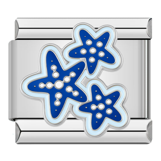 Seesterne Silber