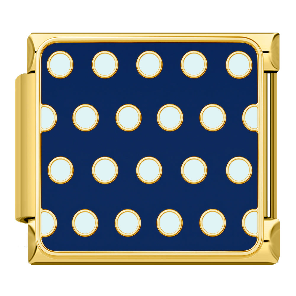 Hellblaue Punkte
