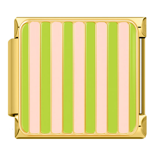 Pink/green stripes