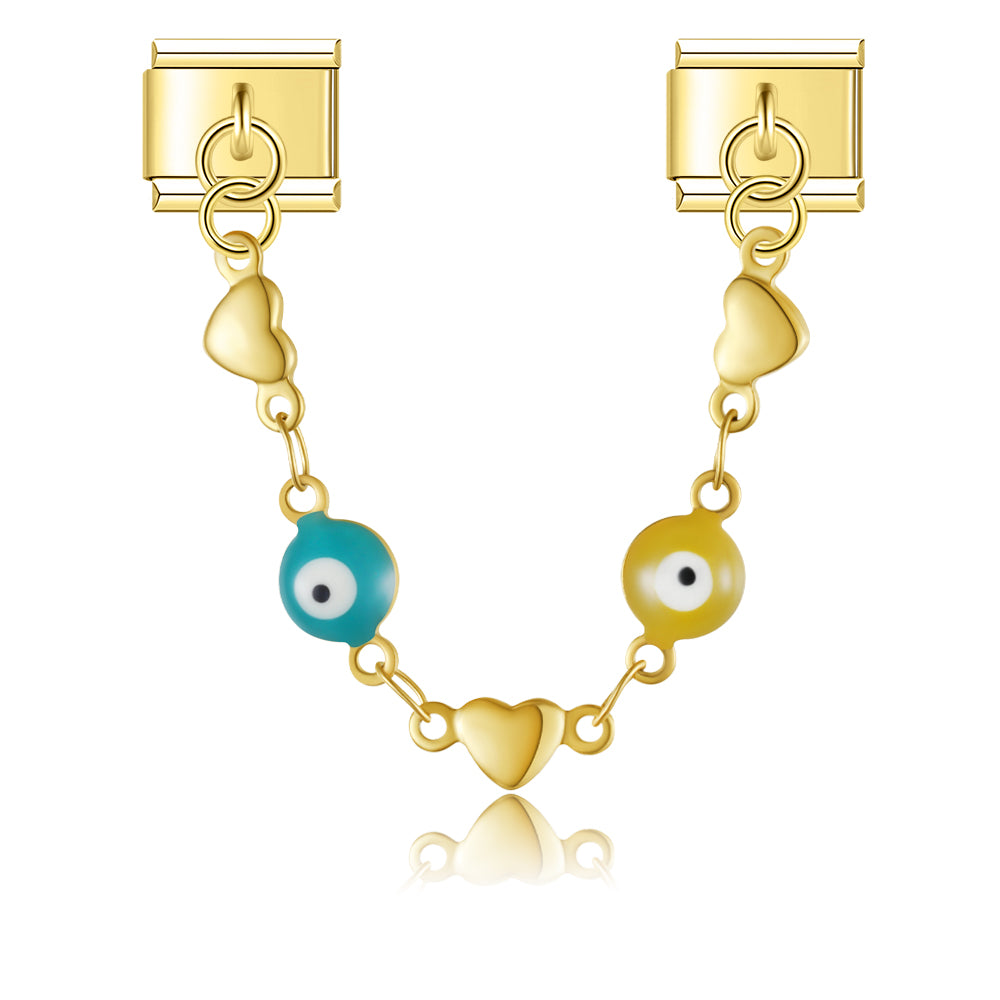 Herz+Augen Charm-Kette