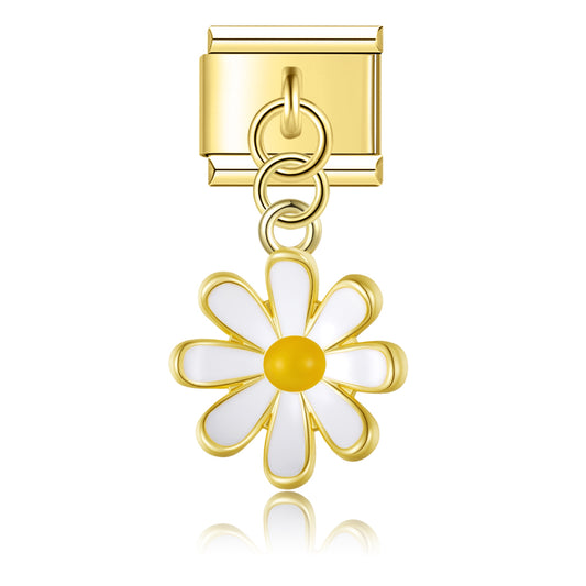Gold flower pendant