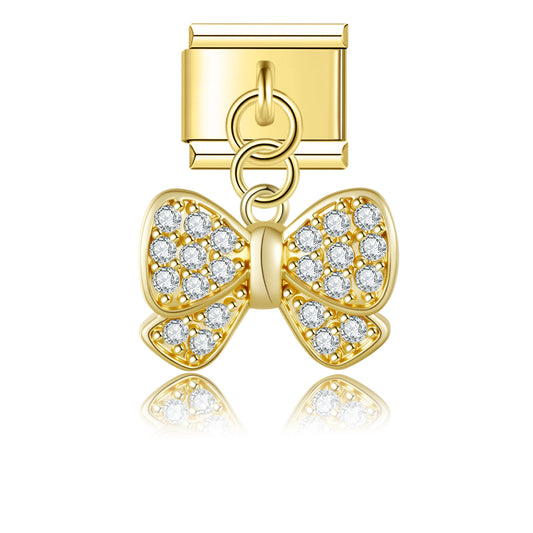 Glitzer-Schleife Anhänger