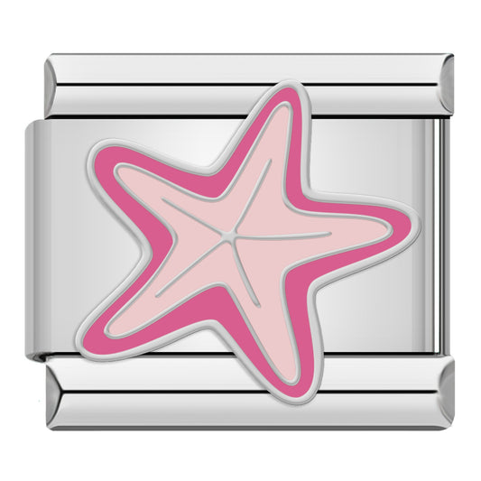 Starfish Pink Silver