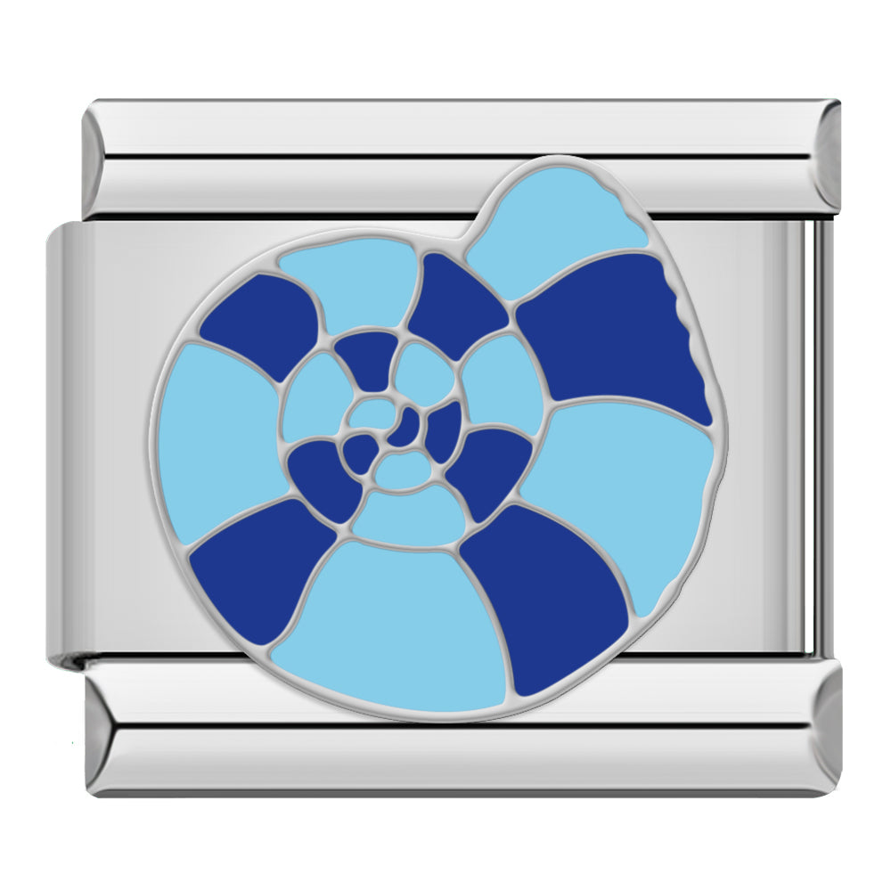 Blue shell silver