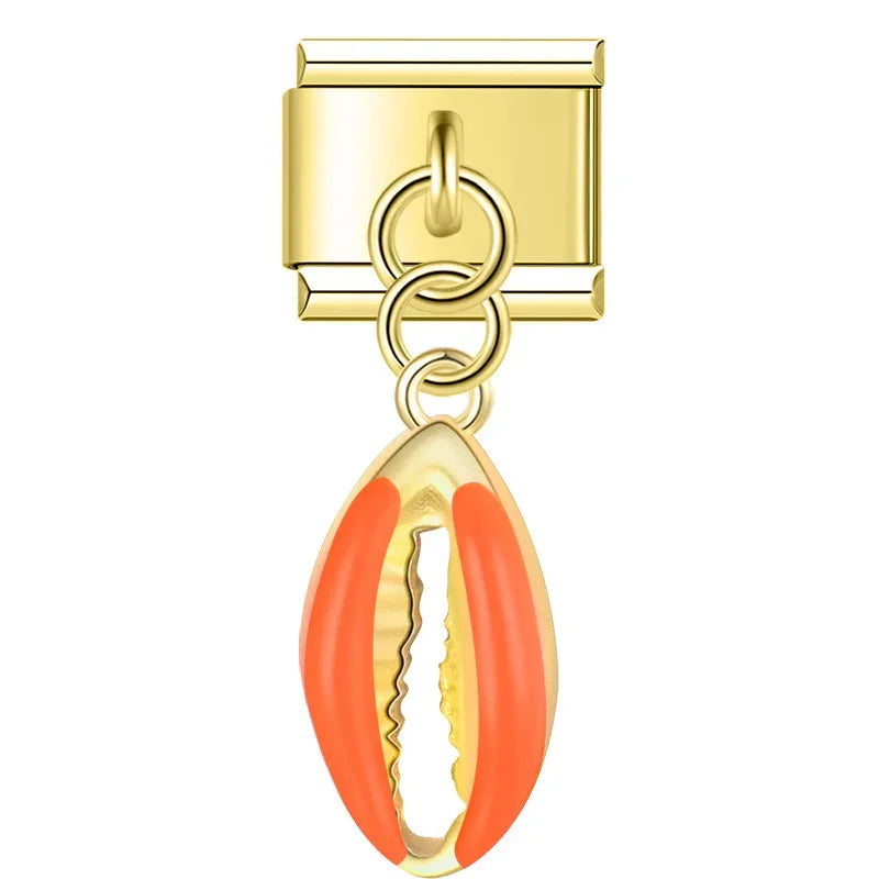 Cowrie shell pendant