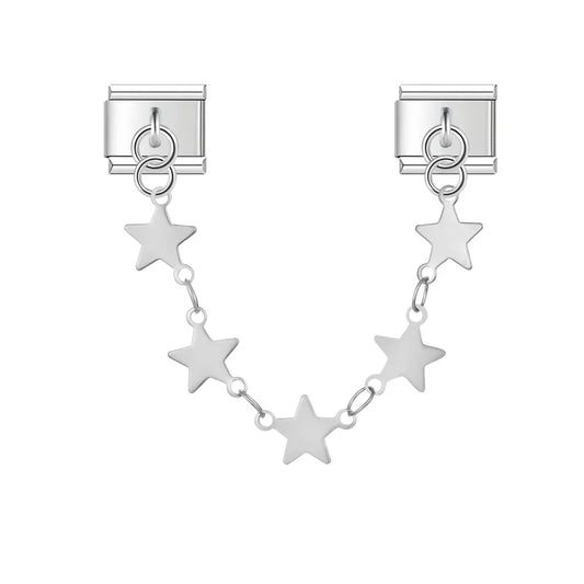 Sterne Charm-Kette