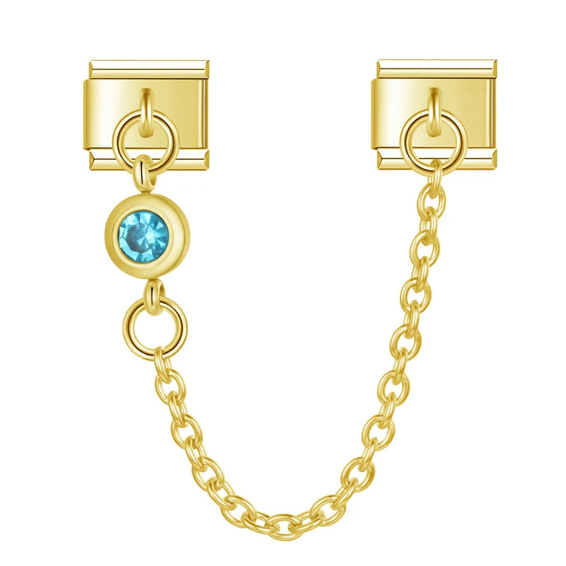 Emerald Charm-Kette Gold