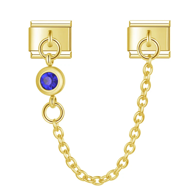 Emerald Charm-Kette Gold