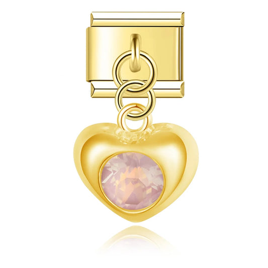 Heart Pink Pendant 2