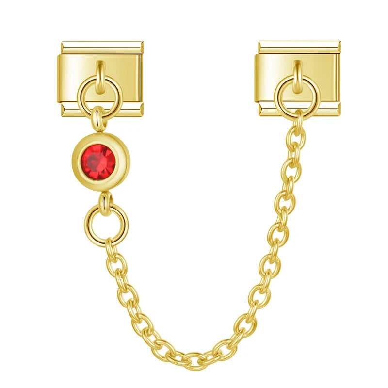Emerald Charm-Kette Gold