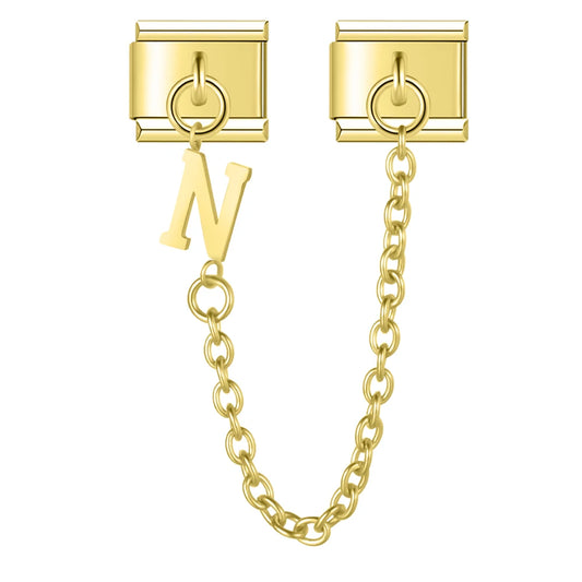 charm necklace "N"