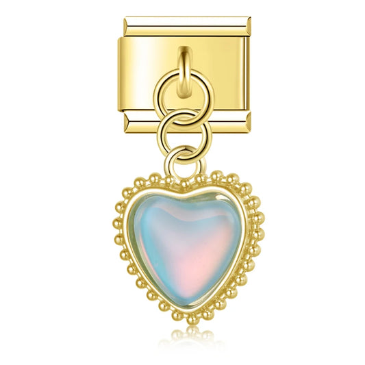 Pearl Heart Gold Pendant