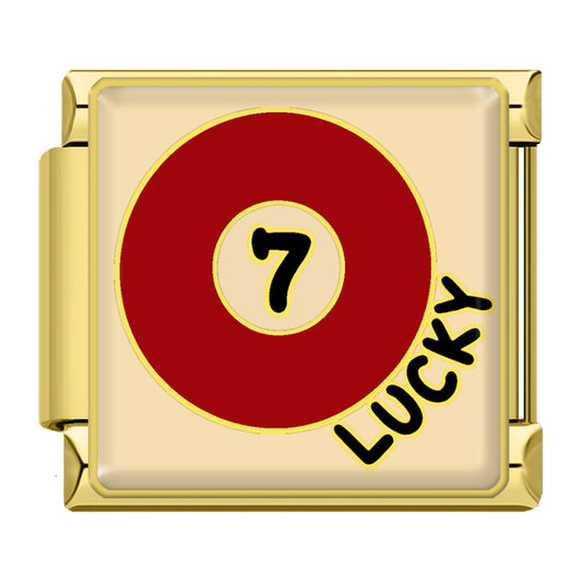 "Lucky" Billiardball Gold