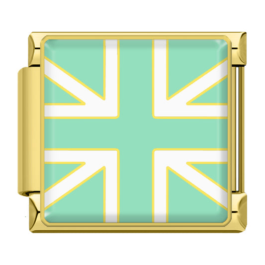 Englandflagge Gold
