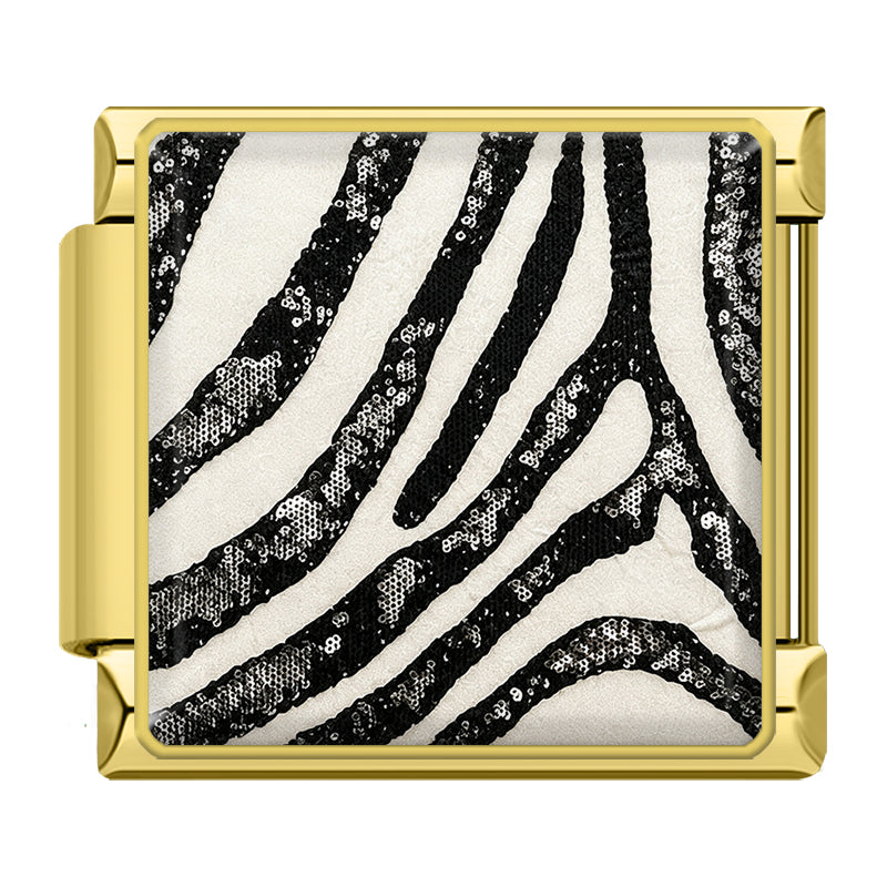 Zebra Muster Gold