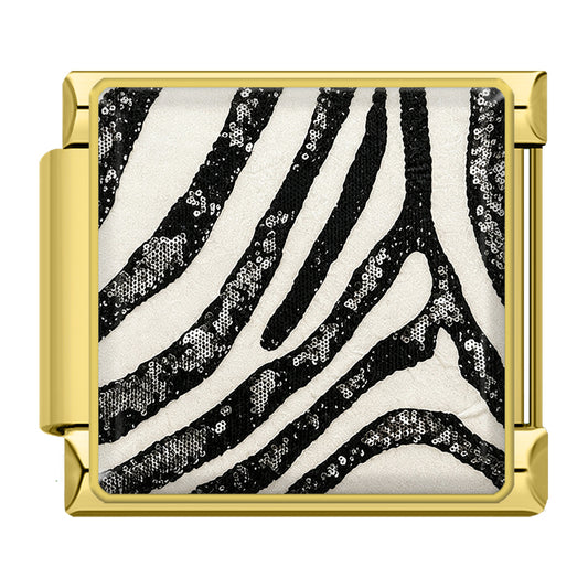 Zebra Muster Gold