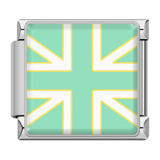 Silver England flag