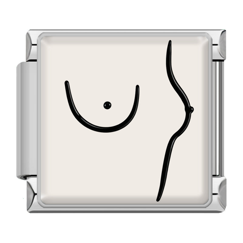 Upper body contour silver