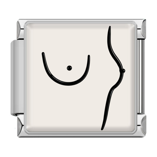 Upper body contour silver