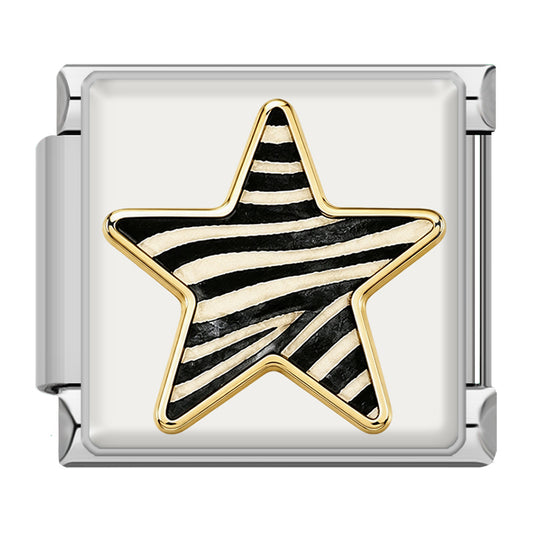 Zebra star silver