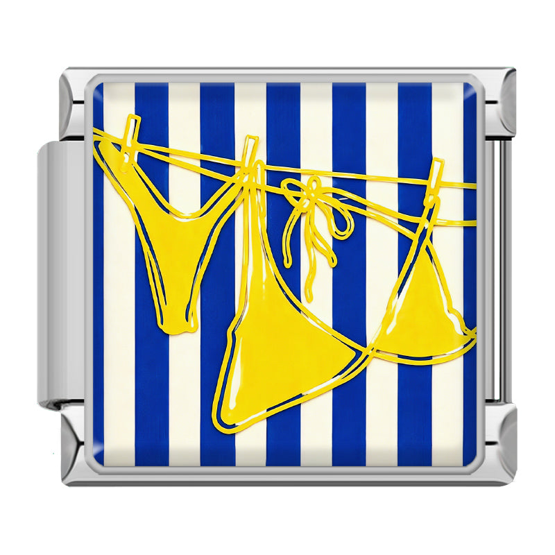 Gelber Bikini