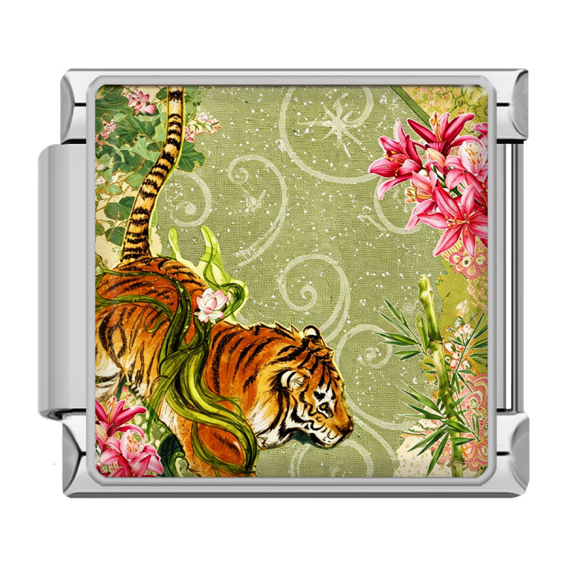 Gemalter Tiger