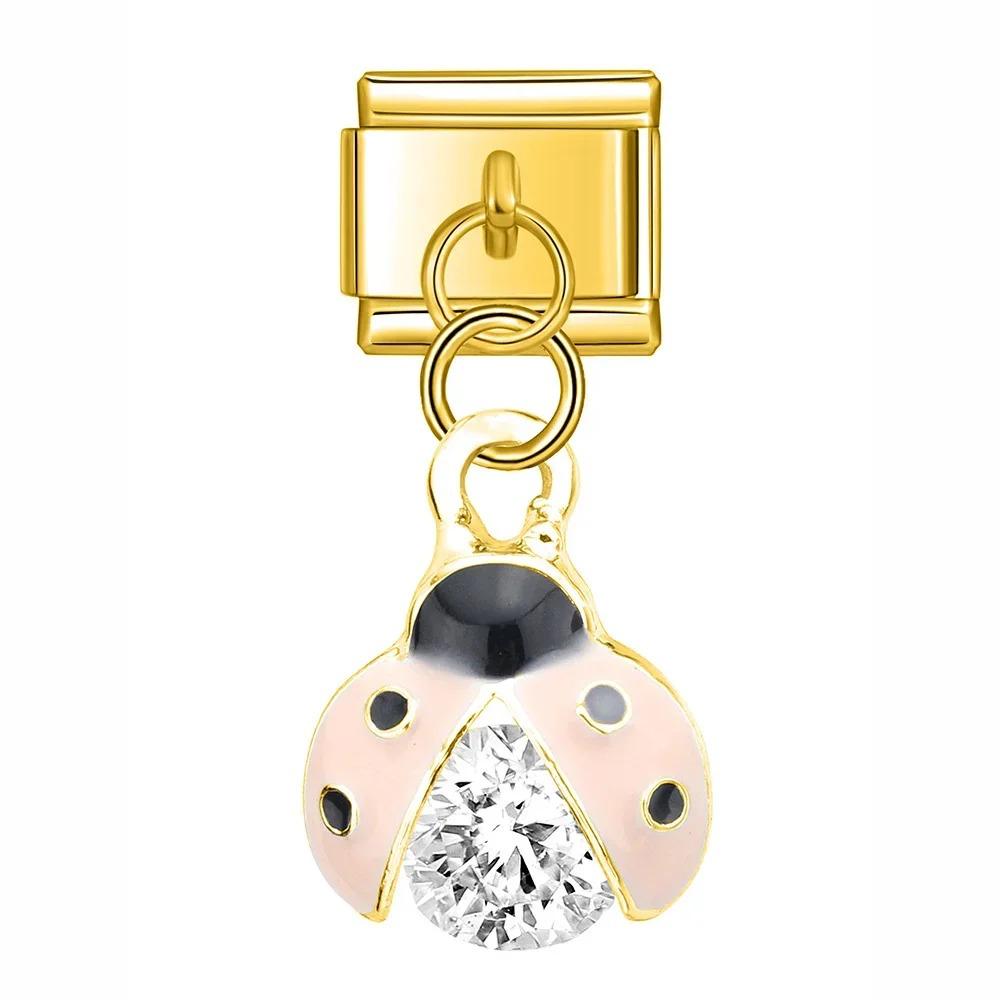 Marienkäfer Anhänger - pink